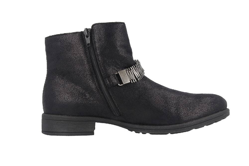 Remonte Boots In Übergrößen Schwarz D2279-02 Große Damenschuhe