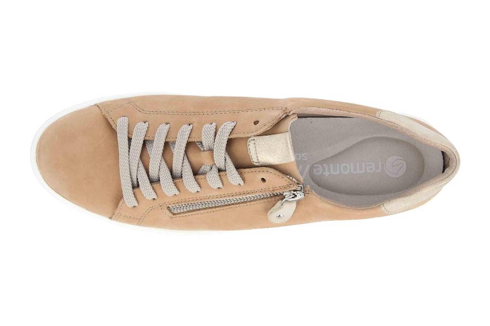 Remonte Halbschuhe In Übergrößen Beige D0903-60 Große Damenschuhe
