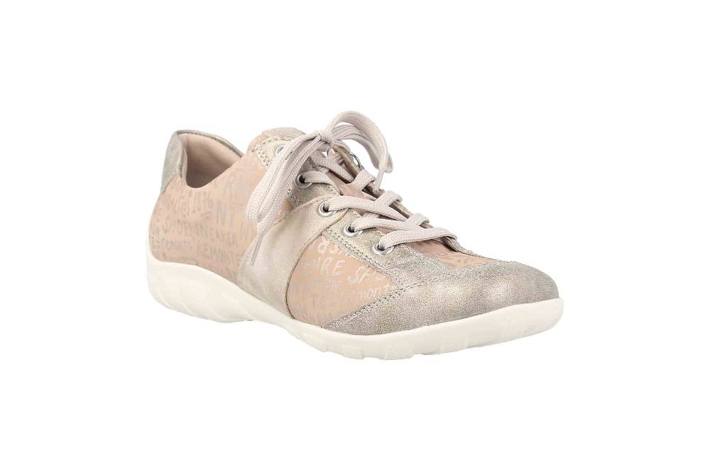 Remonte Halbschuhe In Übergrößen Beige R3403-60 Große Damenschuhe