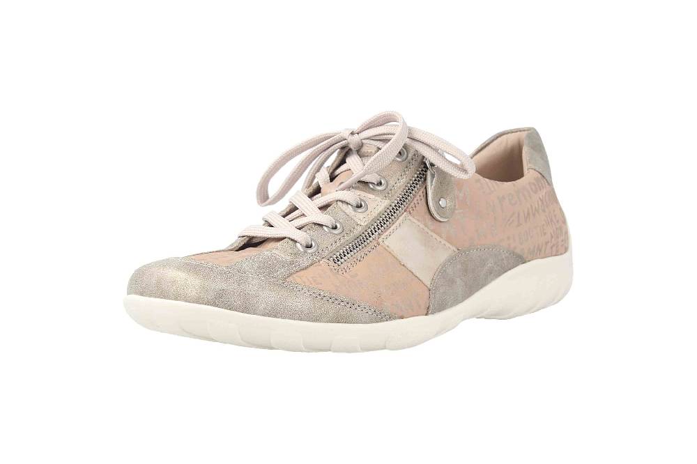 Remonte Halbschuhe In Übergrößen Beige R3403-60 Große Damenschuhe