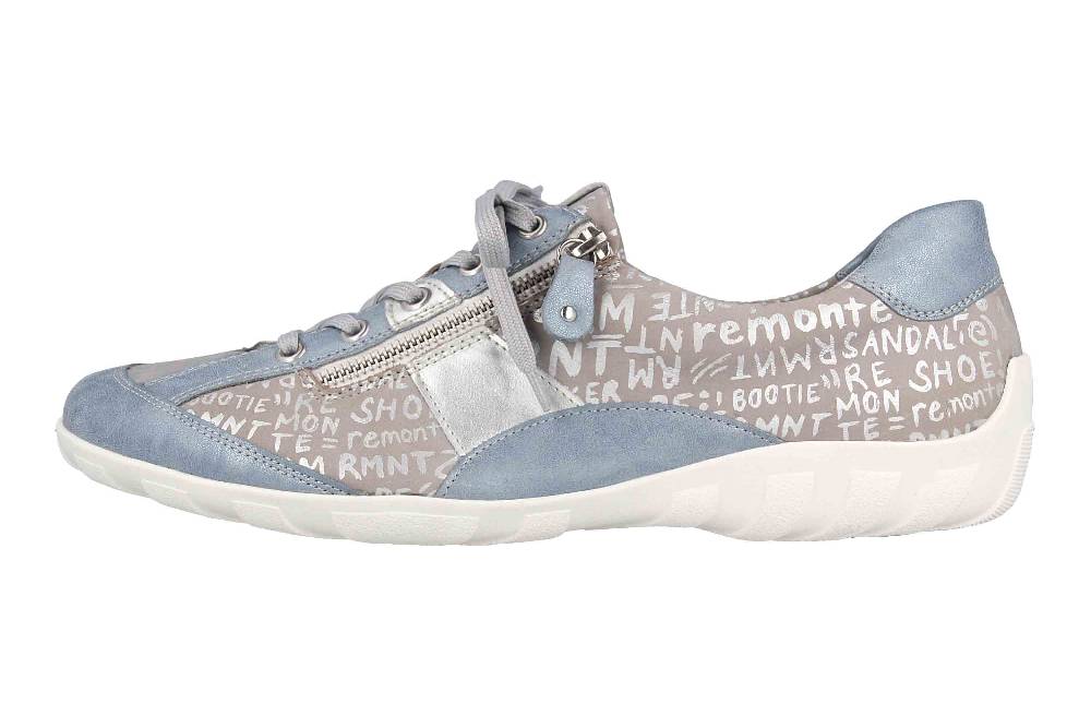Remonte Halbschuhe in Übergrößen Blau R3403-14 große Damenschuhe