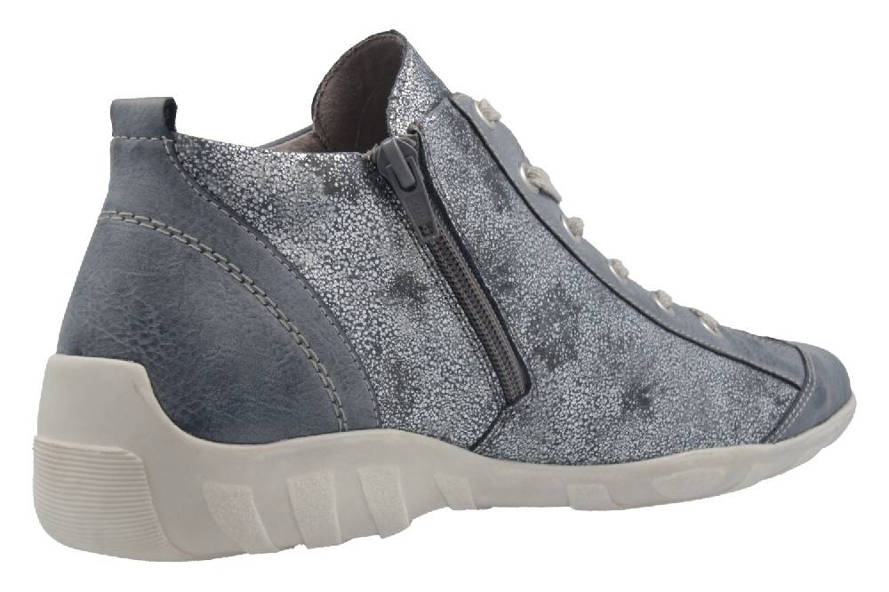 Remonte Halbschuhe In Übergrößen Blau R3476-14 Große Damenschuhe