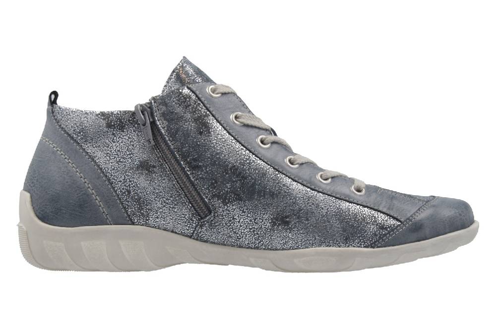 Remonte Halbschuhe In Übergrößen Blau R3476-14 Große Damenschuhe