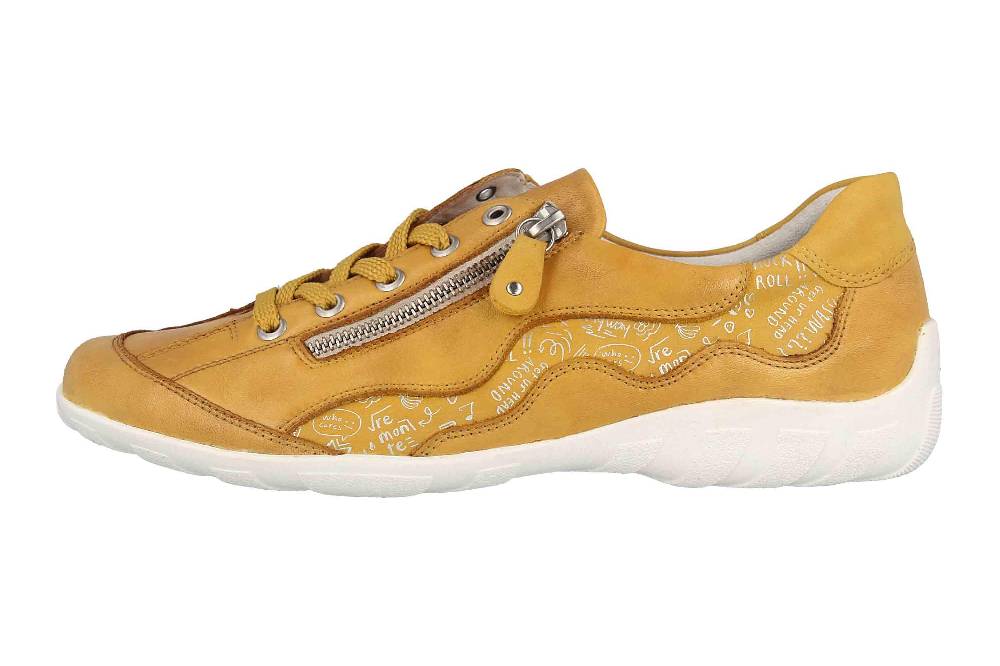 Remonte Halbschuhe in Übergrößen Gelb R3416-68 große Damenschuhe