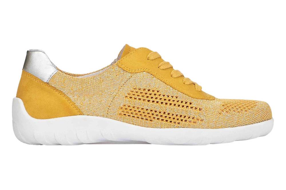 Remonte Halbschuhe In Übergrößen Gelb R3503-68 Große Damenschuhe