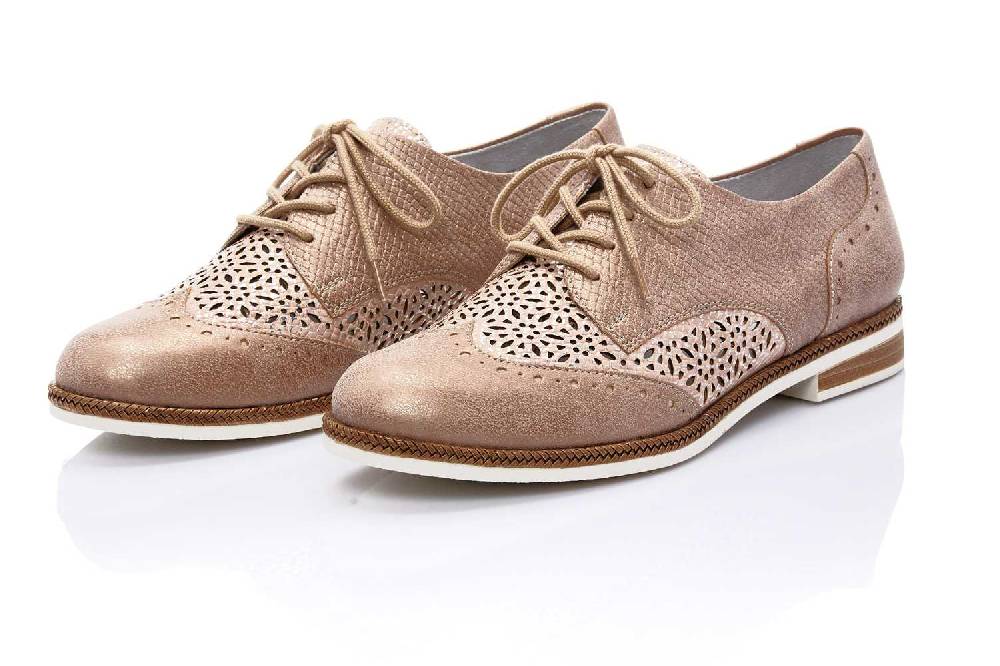 Remonte Halbschuhe In Übergrößen Rosa D2601-31 Große Damenschuhe