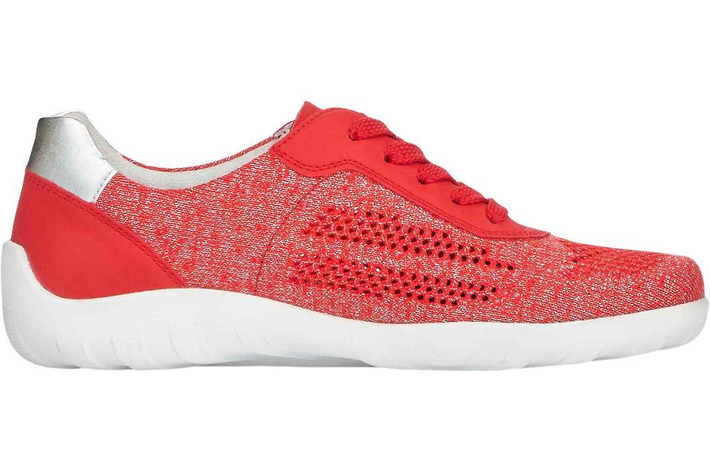 Remonte Halbschuhe In Übergrößen Rot R3503-34 Große Damenschuhe