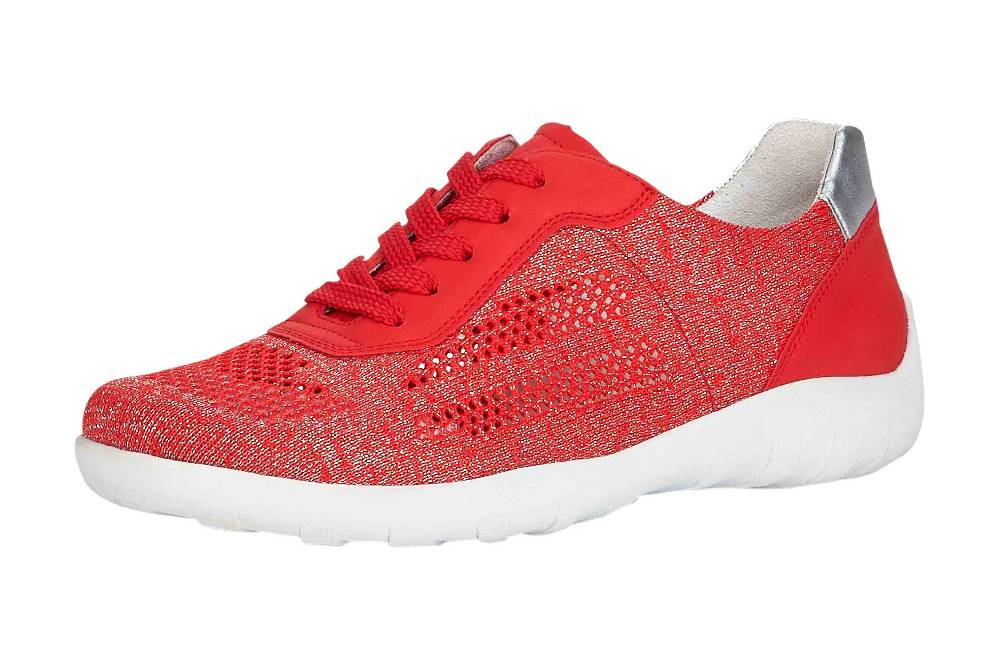 Remonte Halbschuhe In Übergrößen Rot R3503-34 Große Damenschuhe