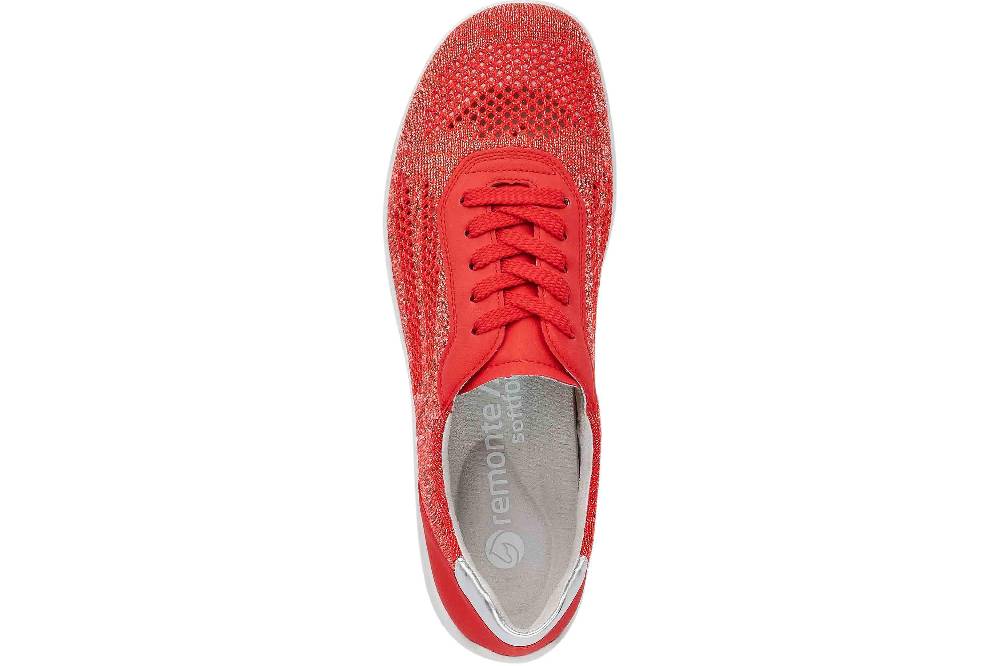 Remonte Halbschuhe In Übergrößen Rot R3503-34 Große Damenschuhe