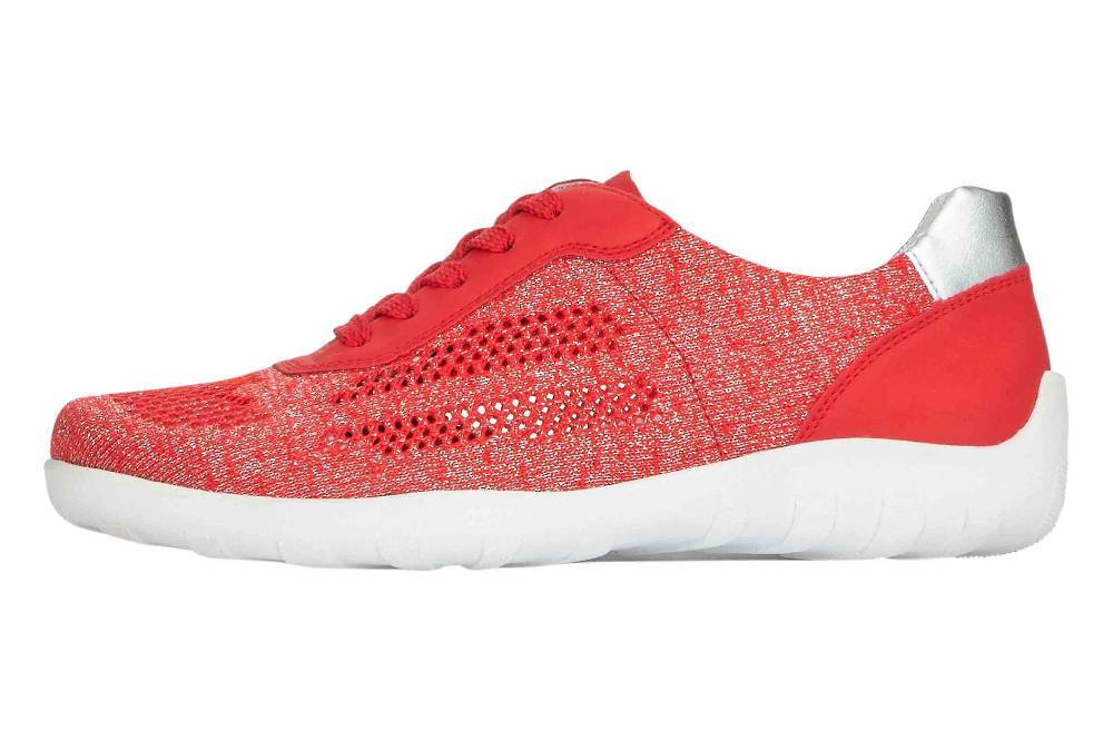 Remonte Halbschuhe in Übergrößen Rot R3503-34 große Damenschuhe