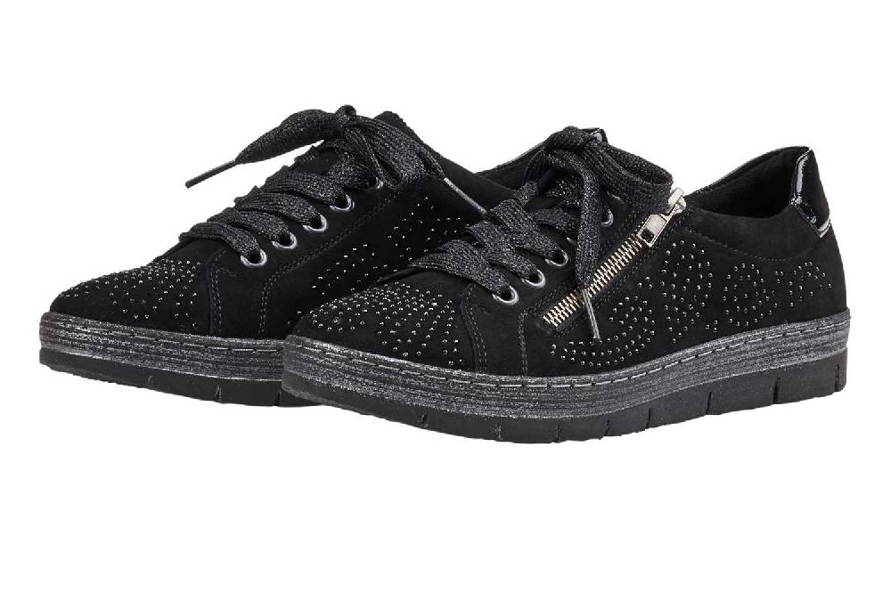 Remonte Halbschuhe In Übergrößen Schwarz D5811-02 Große Damenschuhe