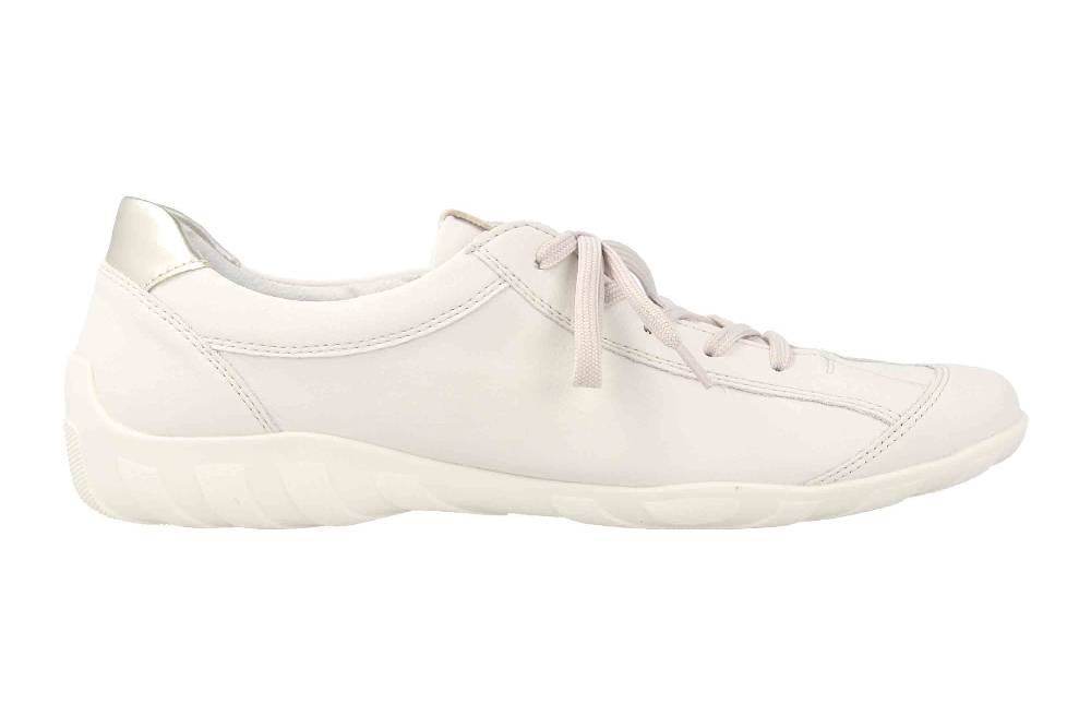 Remonte Halbschuhe In Übergrößen Weiß R3404-81 Große Damenschuhe