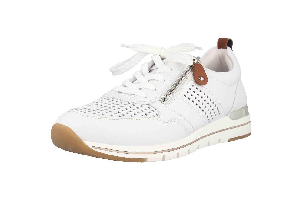 Remonte Halbschuhe In Übergrößen Weiß R6702-80 Große Damenschuhe