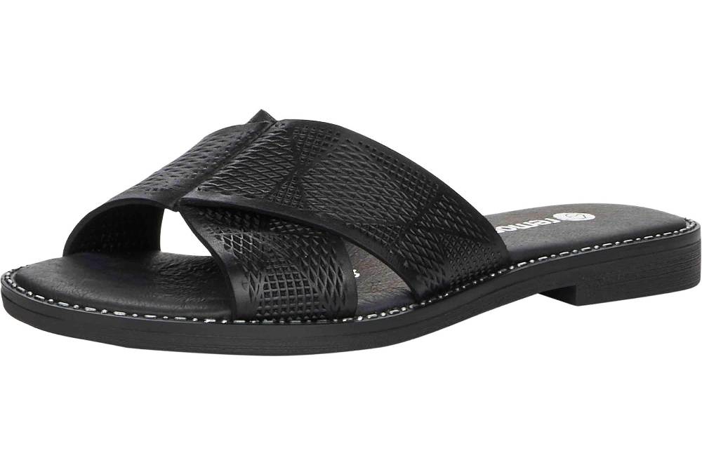 Remonte Pantoletten In Übergrößen Schwarz D3651-01 Große Damenschuhe