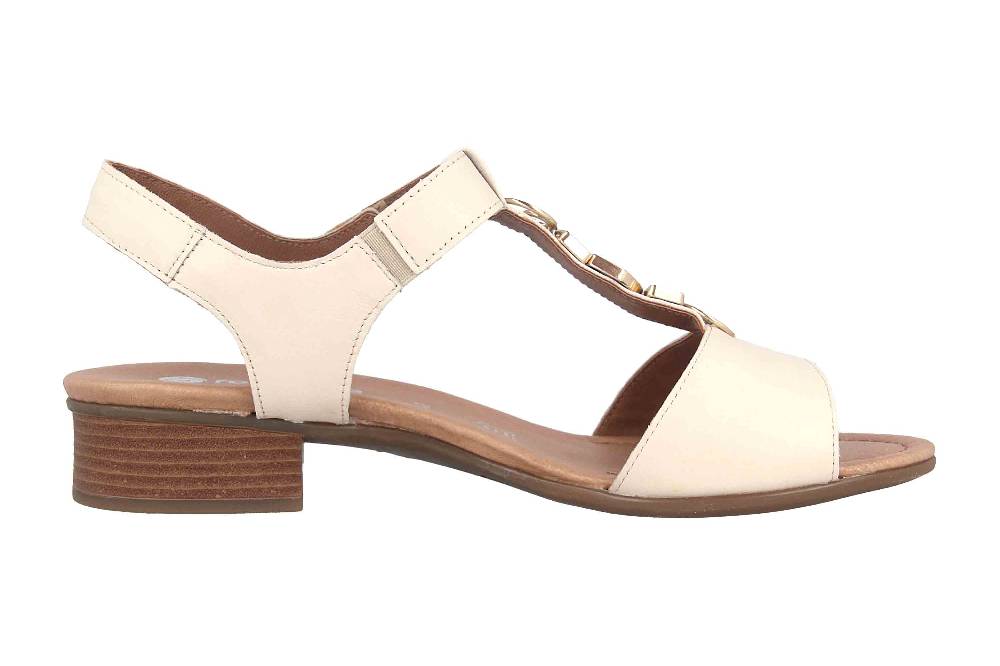 Remonte Sandalen In Übergrößen Beige D0P52-80 Große Damenschuhe