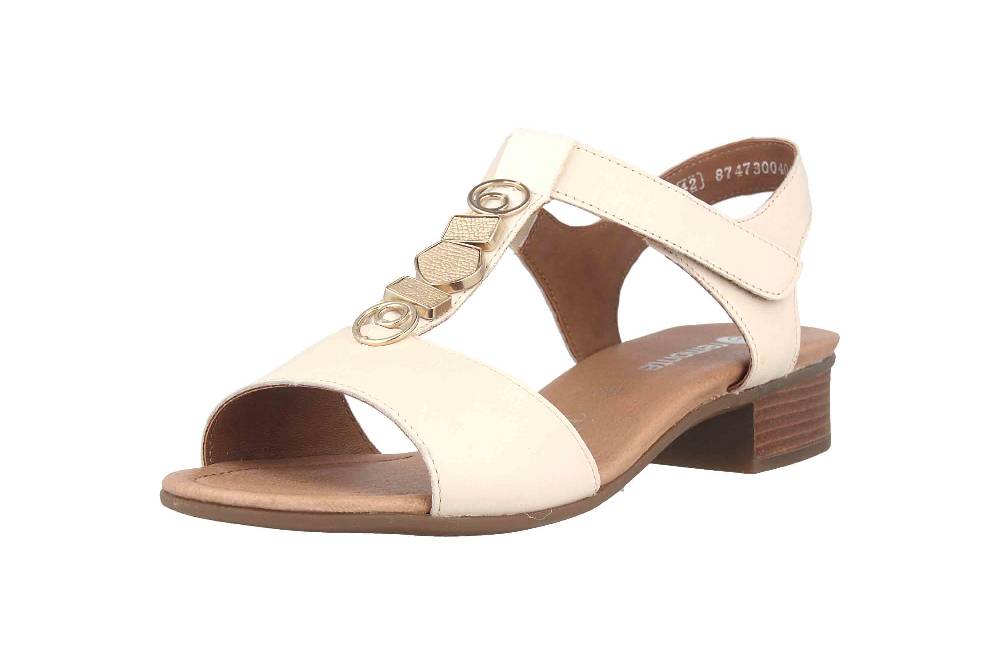 Remonte Sandalen In Übergrößen Beige D0P52-80 Große Damenschuhe