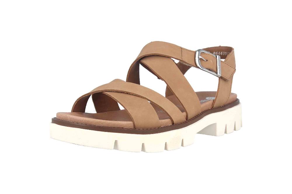 Remonte Sandalen In Übergrößen Beige D7951-60 Große Damenschuhe