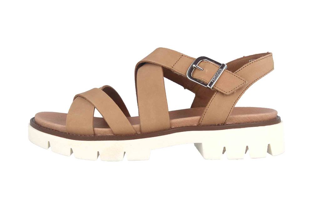 Remonte Sandalen in Übergrößen Beige D7951-60 große Damenschuhe