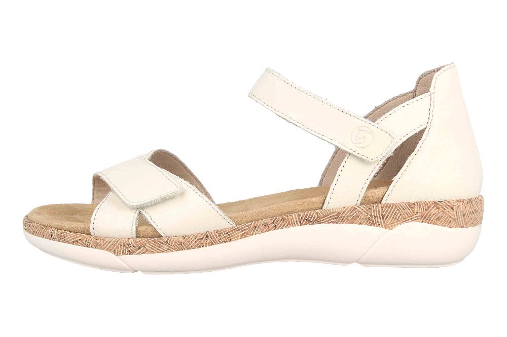 Remonte Sandalen in Übergrößen Beige R6859-60 große Damenschuhe