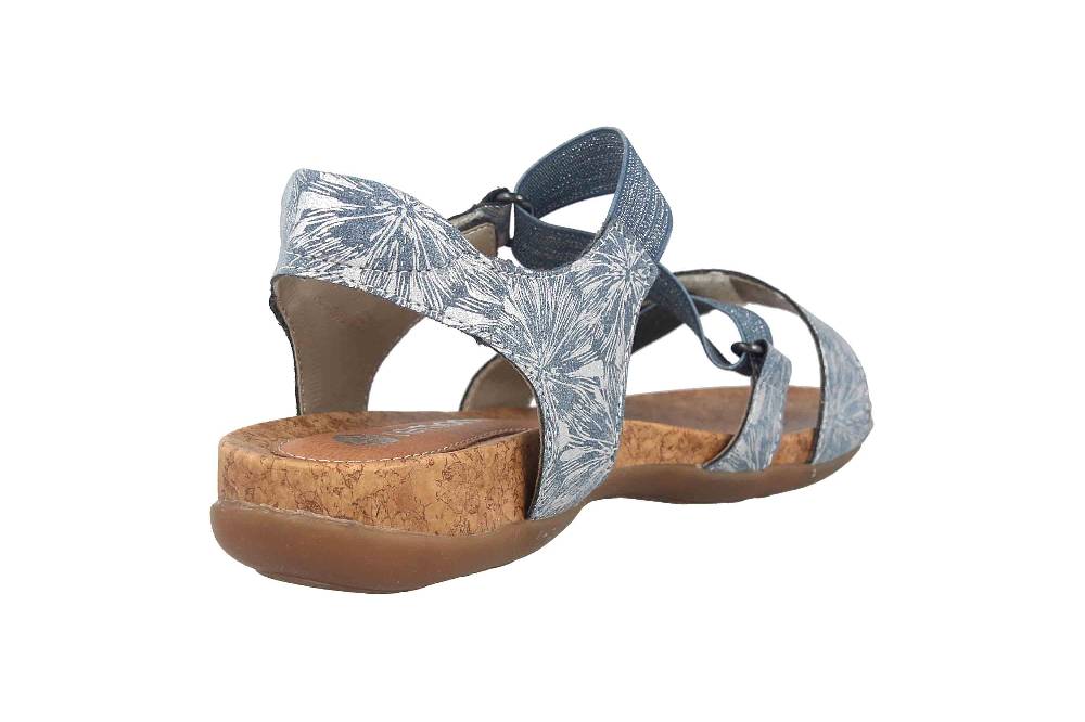 Remonte Sandalen In Übergrößen Blau R3257-12 Große Damenschuhe