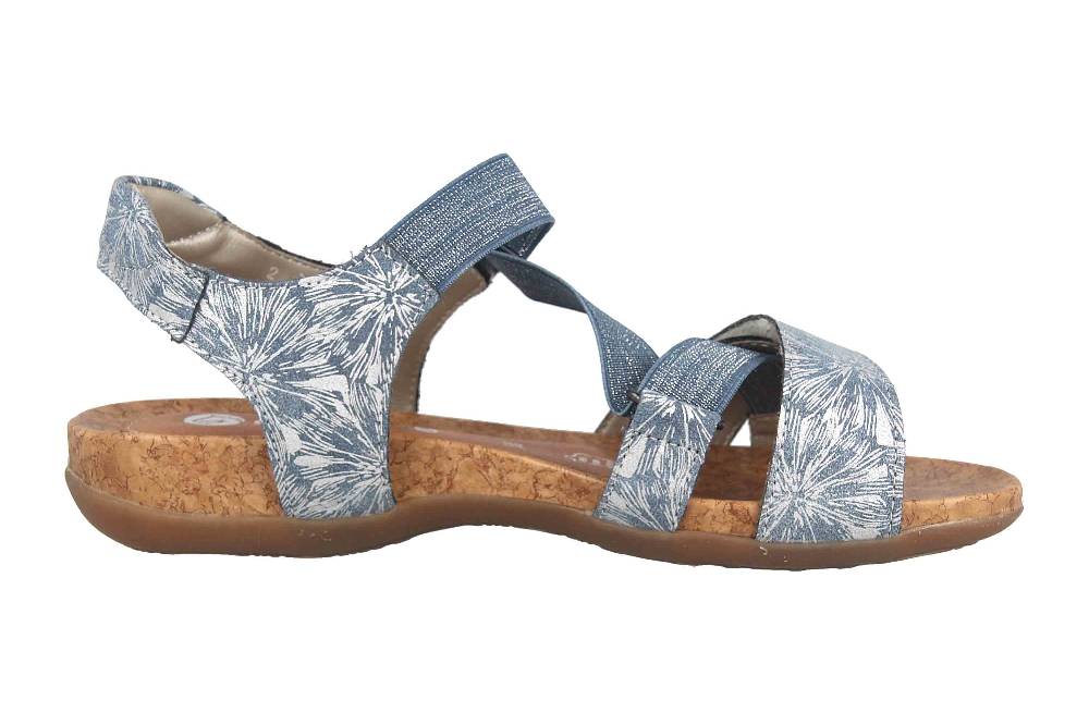 Remonte Sandalen In Übergrößen Blau R3257-12 Große Damenschuhe