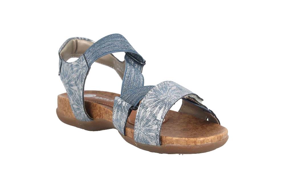Remonte Sandalen In Übergrößen Blau R3257-12 Große Damenschuhe