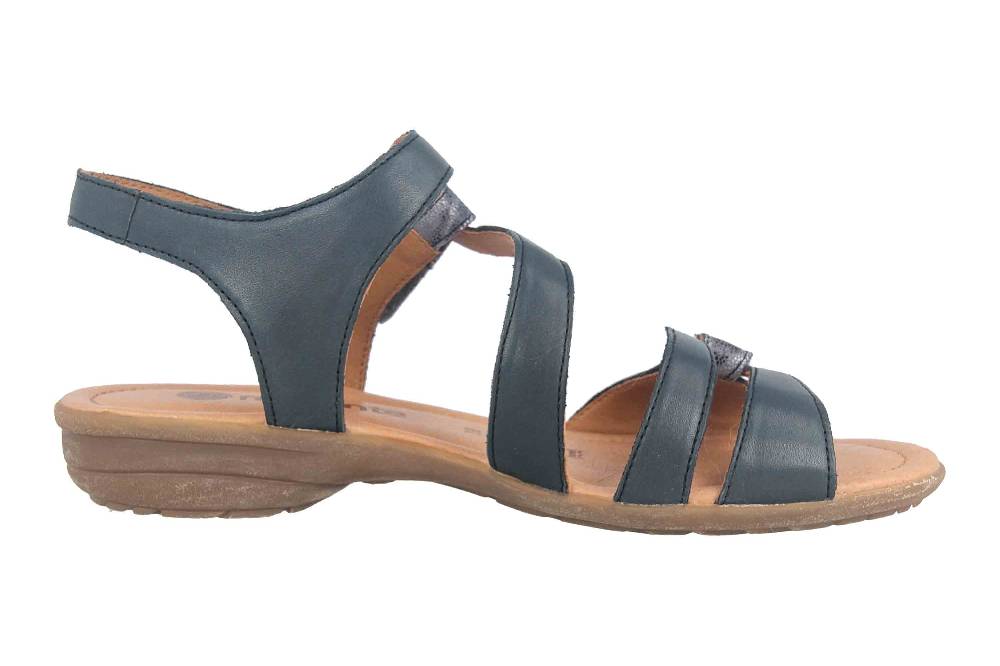 Remonte Sandalen In Übergrößen Blau R3662-14 Große Damenschuhe