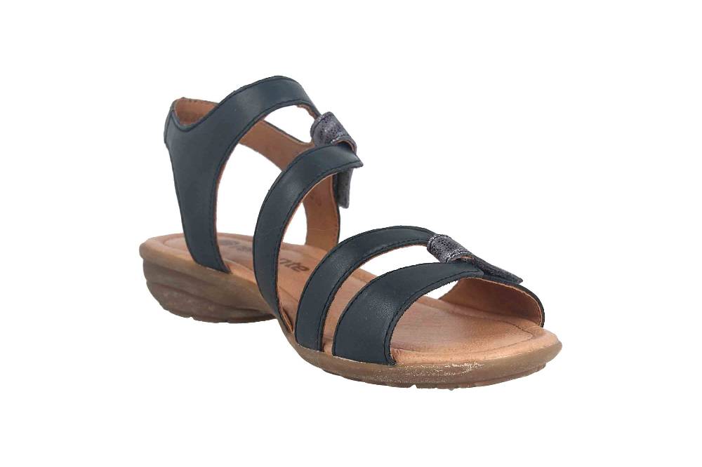 Remonte Sandalen In Übergrößen Blau R3662-14 Große Damenschuhe
