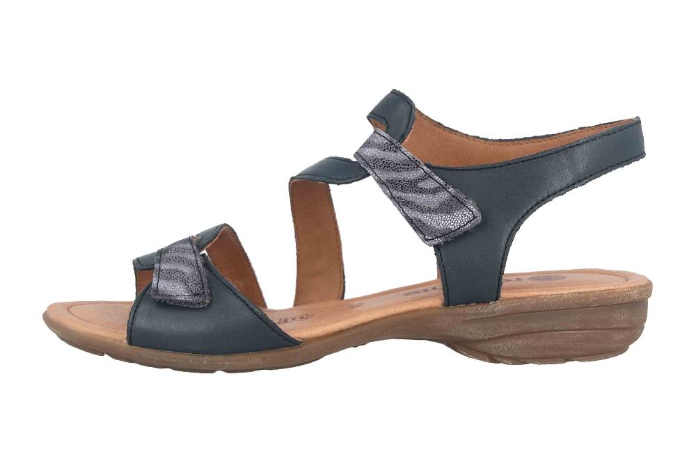Remonte Sandalen in Übergrößen Blau R3662-14 große Damenschuhe