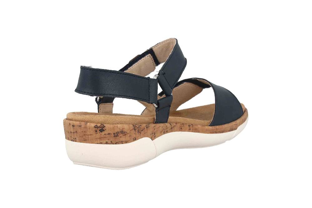 Remonte Sandalen In Übergrößen Blau R6855-14 Große Damenschuhe