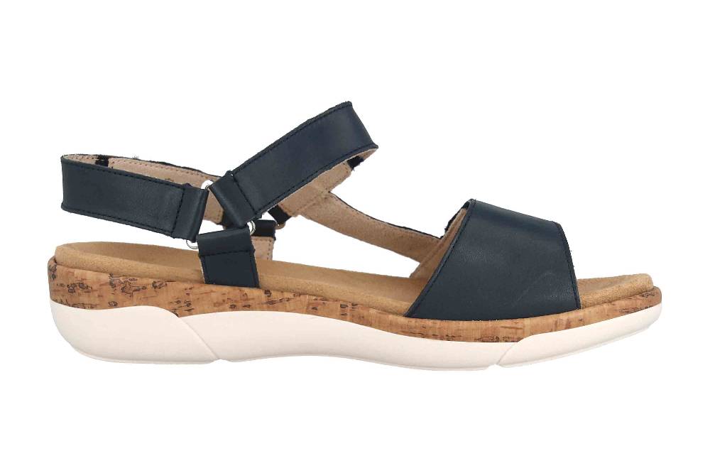 Remonte Sandalen In Übergrößen Blau R6855-14 Große Damenschuhe