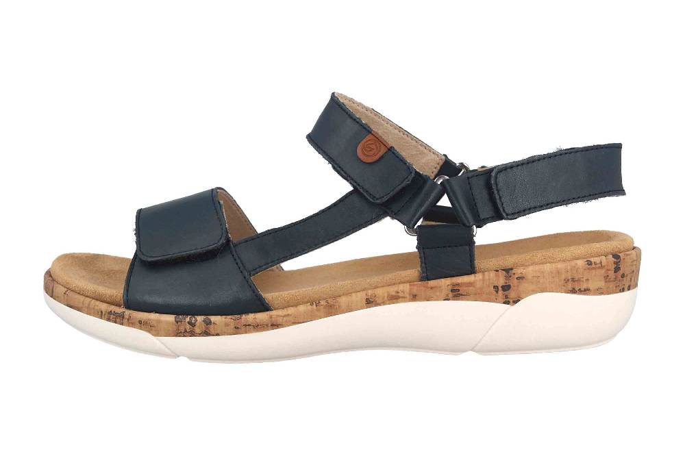 Remonte Sandalen In Übergrößen Blau R6855-14 Große Damenschuhe