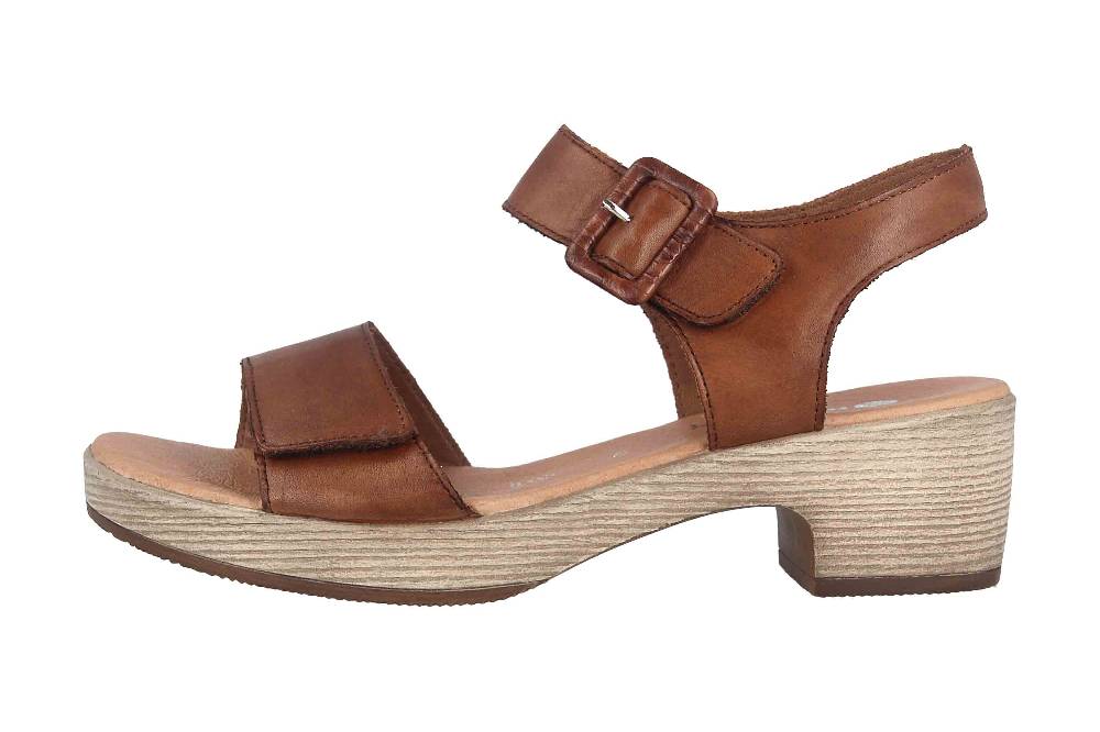 Remonte Sandalen in Übergrößen Braun D0N52-24 große Damenschuhe