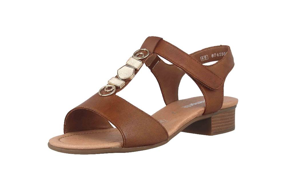 Remonte Sandalen In Übergrößen Braun D0P52-24 Große Damenschuhe