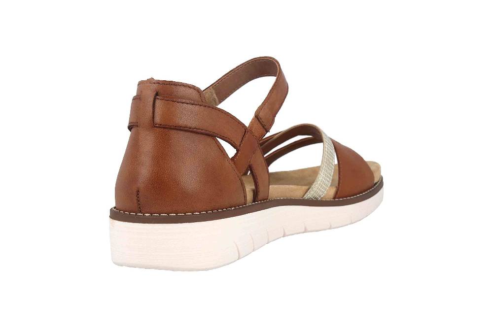 Remonte Sandalen In Übergrößen Braun D2046-24 Große Damenschuhe