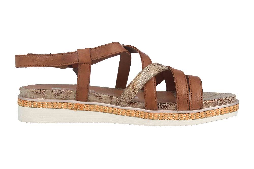 Remonte Sandalen In Übergrößen Braun R4550-24 Große Damenschuhe