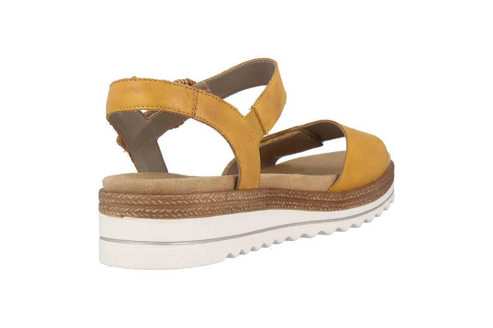 Remonte Sandalen In Übergrößen Gelb D0Q52-68 Große Damenschuhe