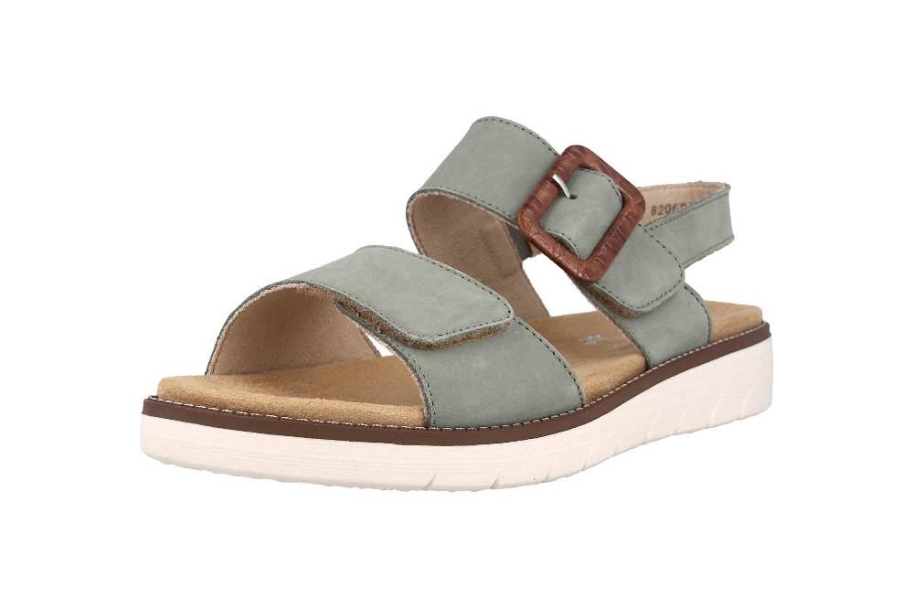 Remonte Sandalen In Übergrößen Grün D2067-52 Große Damenschuhe