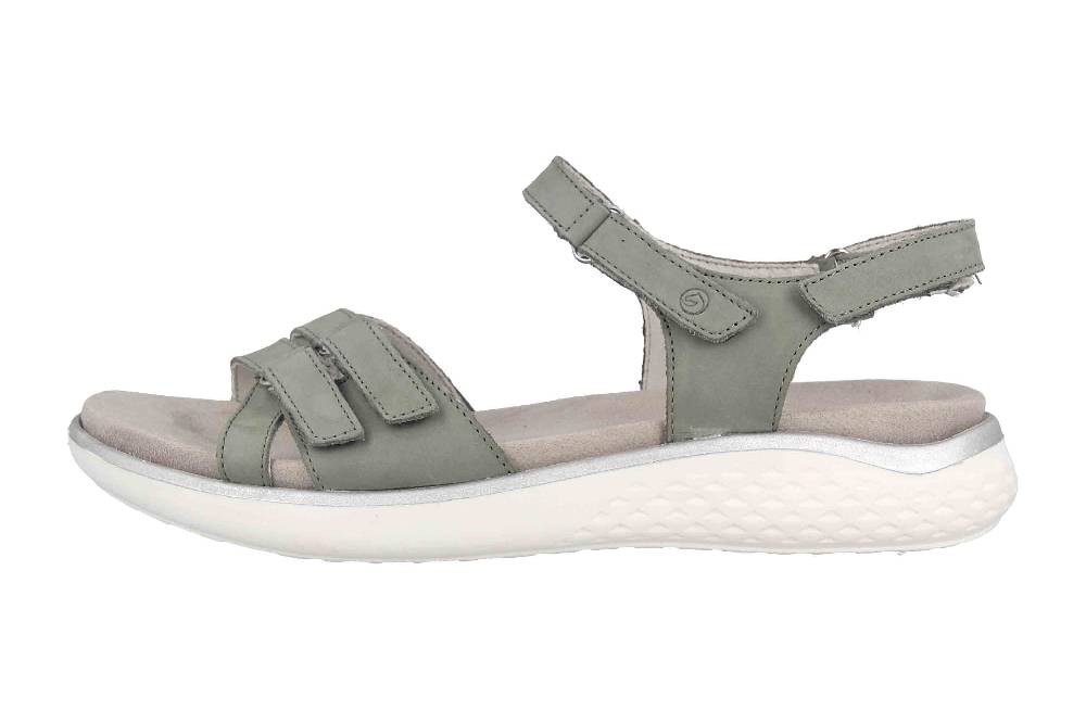 Remonte Sandalen In Übergrößen Grün D7751-52 Große Damenschuhe