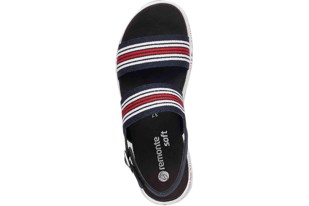 Remonte Sandalen In Übergrößen Mehrfarbig R2950-14 Große Damenschuhe