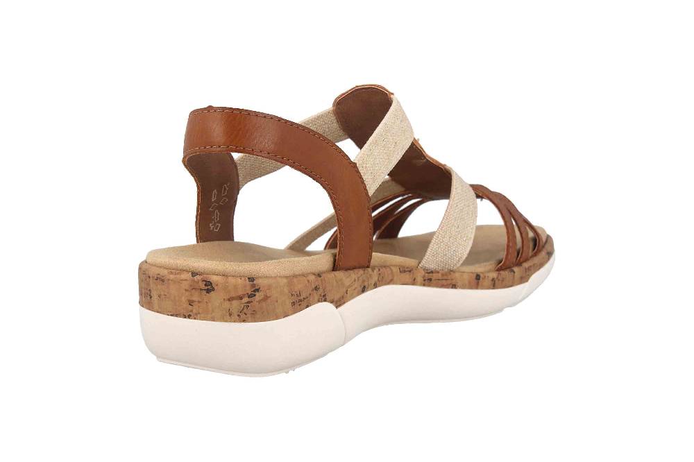 Remonte Sandalen In Übergrößen Mehrfarbig R6857-24 Große Damenschuhe