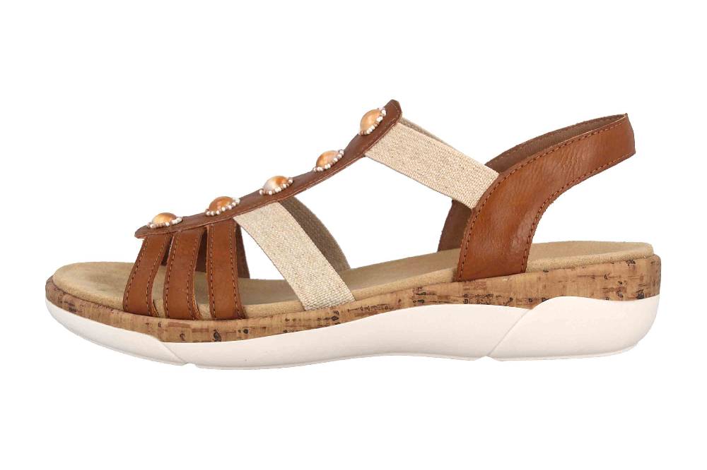 Remonte Sandalen in Übergrößen Mehrfarbig R6857-24 große Damenschuhe