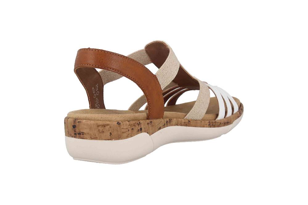 Remonte Sandalen In Übergrößen Mehrfarbig R6857-80 Große Damenschuhe