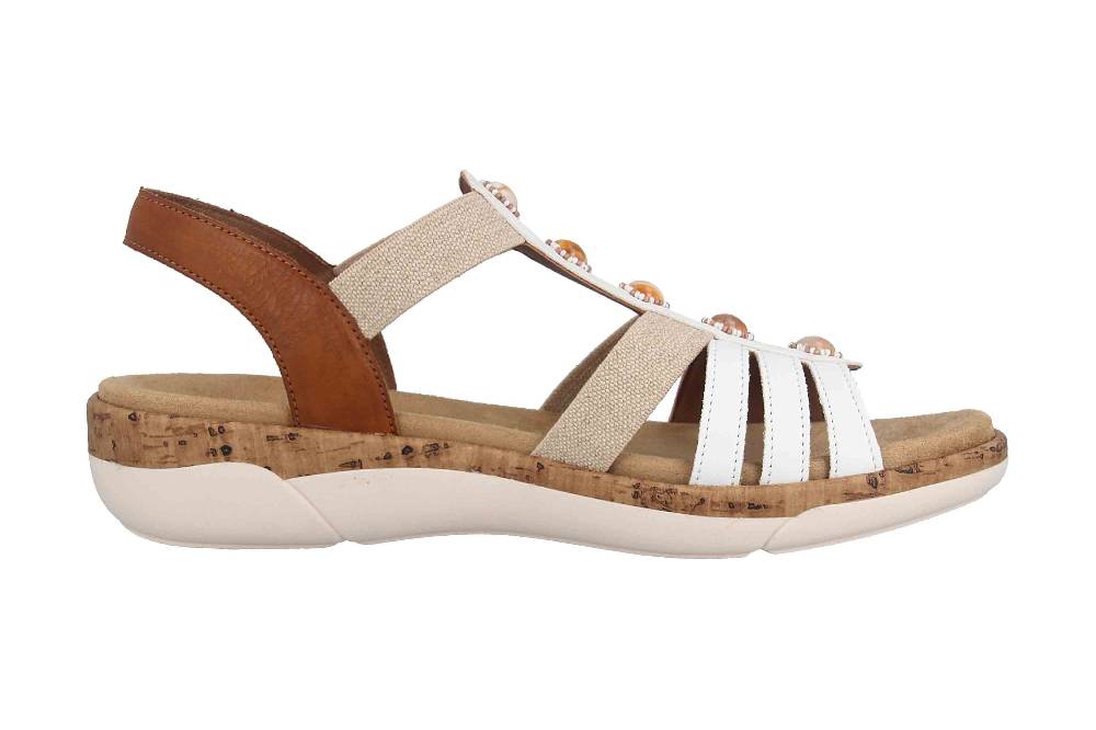 Remonte Sandalen In Übergrößen Mehrfarbig R6857-80 Große Damenschuhe