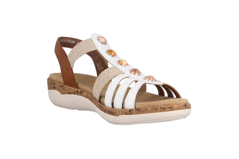 Remonte Sandalen In Übergrößen Mehrfarbig R6857-80 Große Damenschuhe