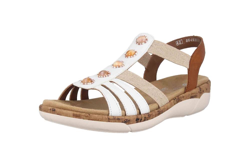 Remonte Sandalen In Übergrößen Mehrfarbig R6857-80 Große Damenschuhe