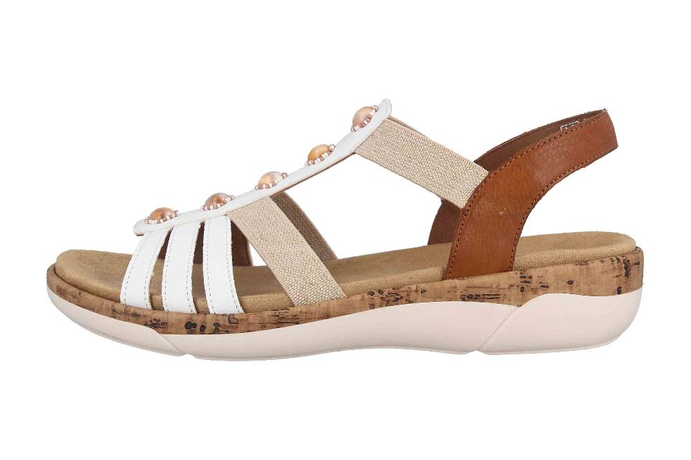 Remonte Sandalen in Übergrößen Mehrfarbig R6857-80 große Damenschuhe