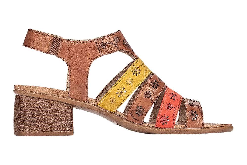 Remonte Sandalen In Übergrößen Mehrfarbig R8764-24 Große Damenschuhe