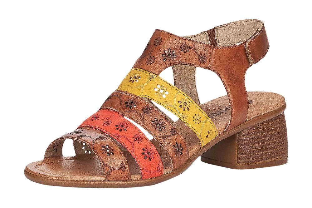 Remonte Sandalen In Übergrößen Mehrfarbig R8764-24 Große Damenschuhe