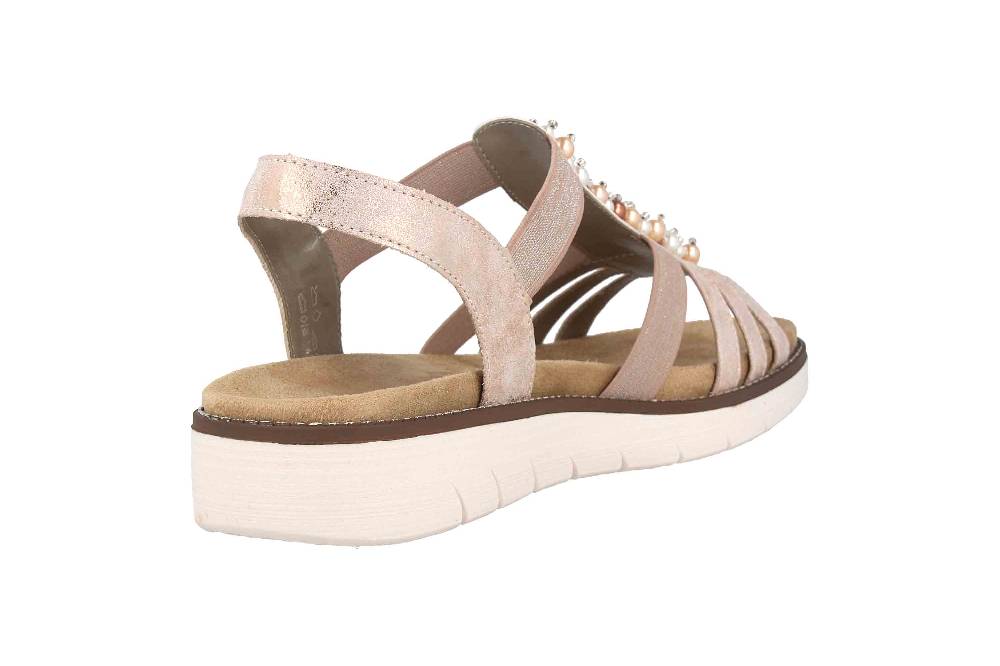 Remonte Sandalen In Übergrößen Rosa D2047-31 Große Damenschuhe
